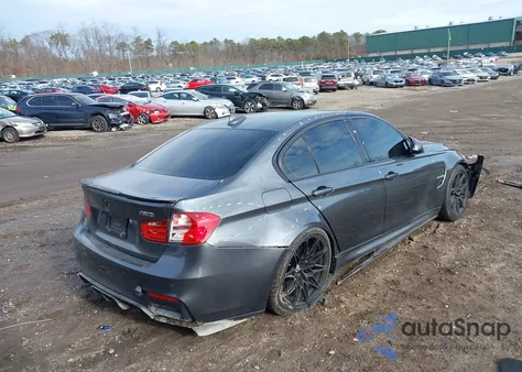2015 BMW M3 z USA, uszkodzony, nr VIN WBS3C9C55FJ276296